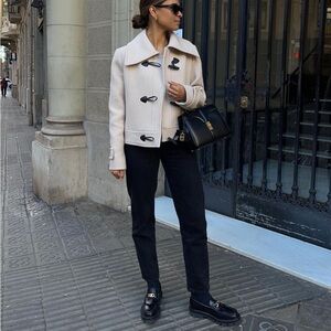 NWT Zara straight jeans black